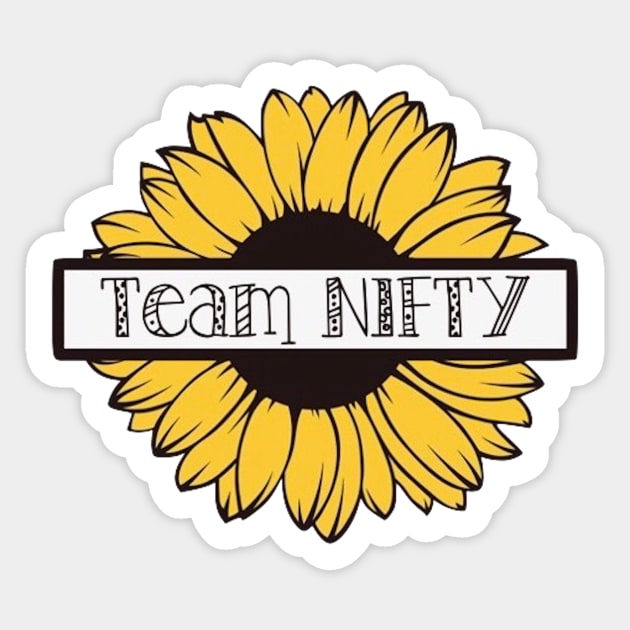 Team NIFTY Sticker by JakefromLarsFarm